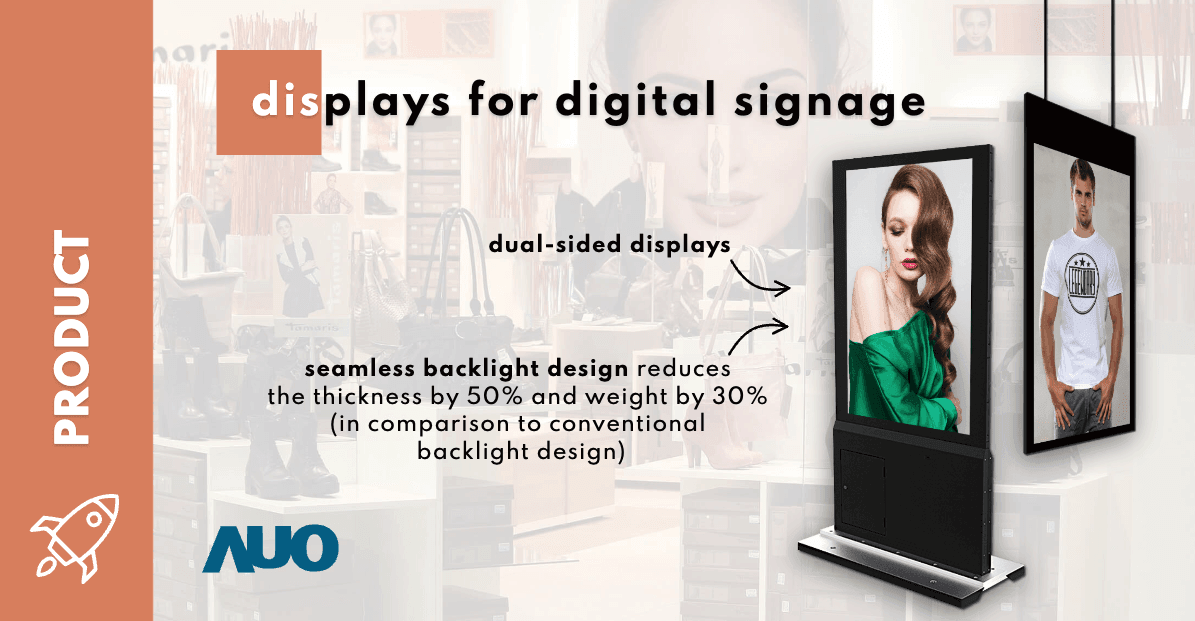 Dual-Sided Displays by AUO