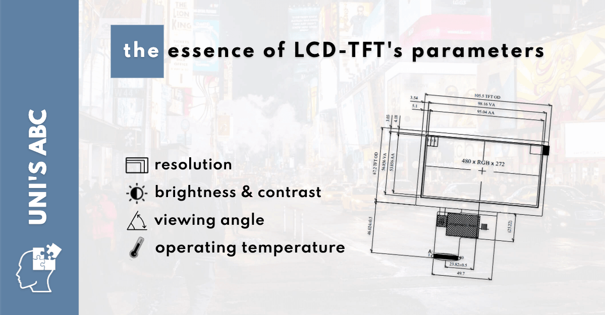 The Crucial Parameters of LCD-TFTs – Get to Know Them Before the Final Choice