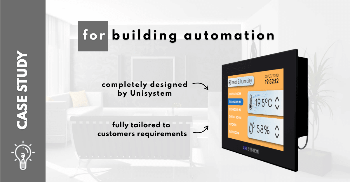 Customized HMI solution by Unisystem