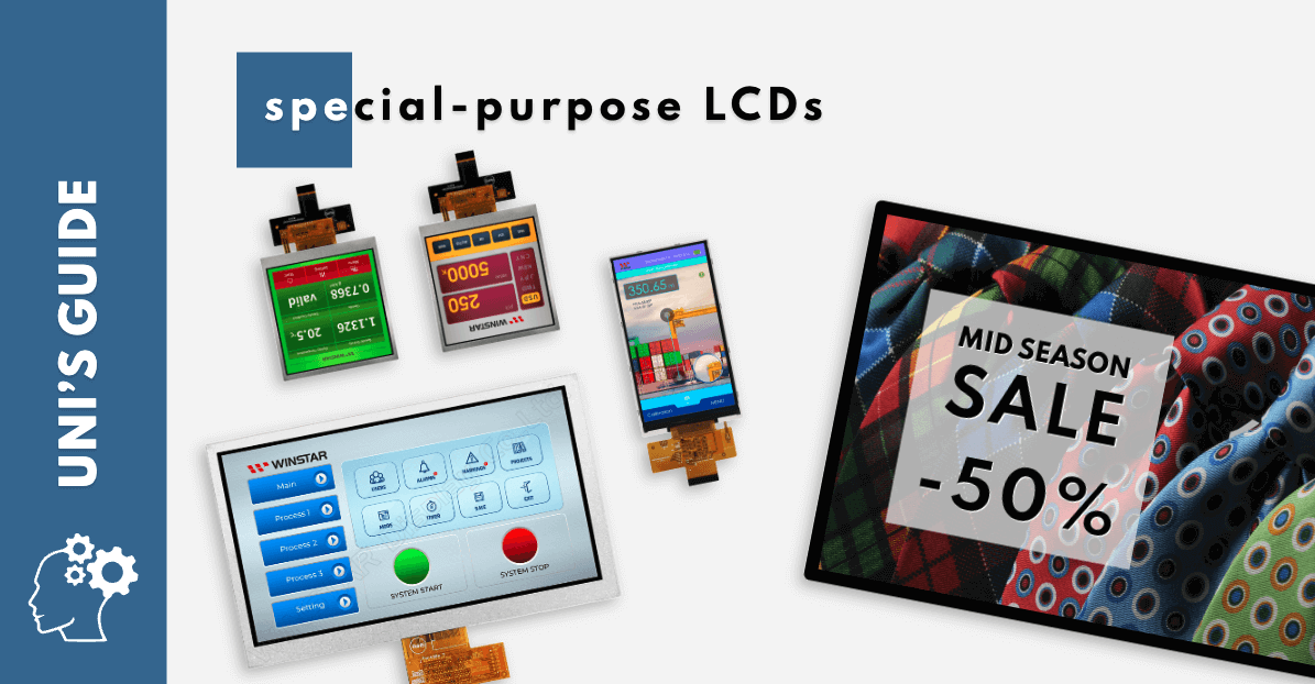 LCDs for demanding applications
