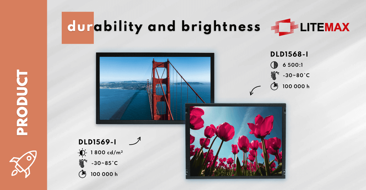 Bright and durable LCDs by Litemax