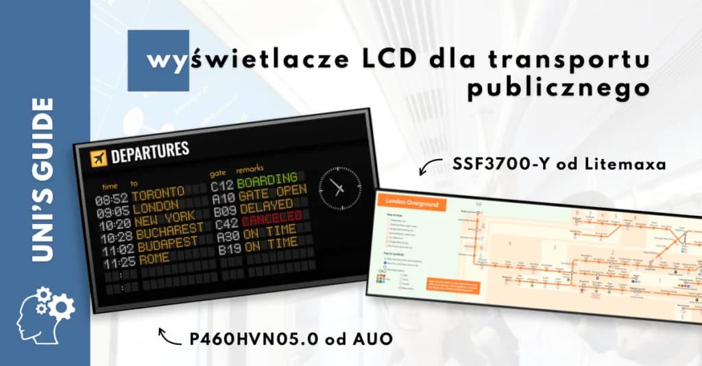 Informacja w komunikacji publicznej - Wyświetlacze dla transportu