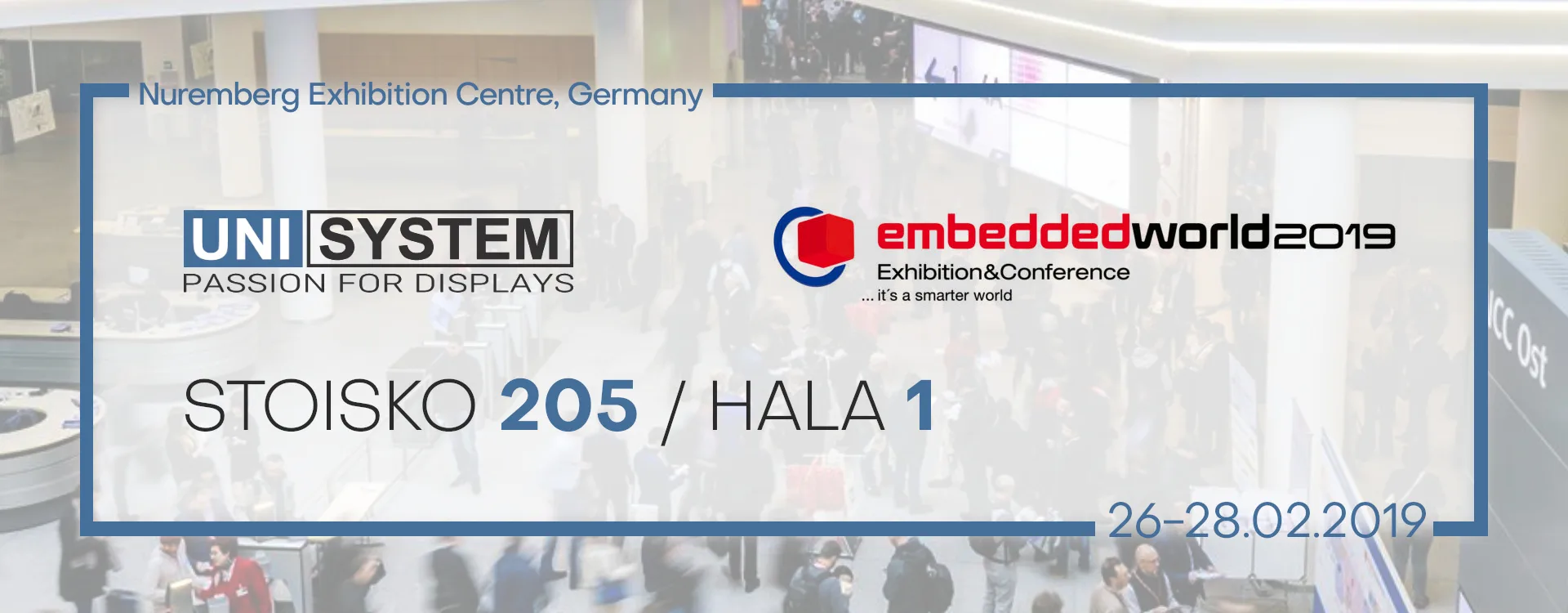 Neue Touch-Lösungen - Unisystem auf der Embedded World 2019