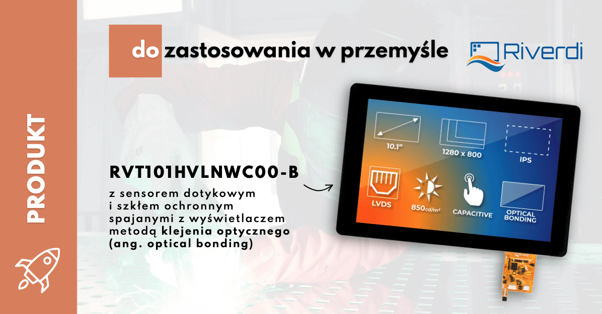 Wyświetlacze dla przemysłu od Riverdi