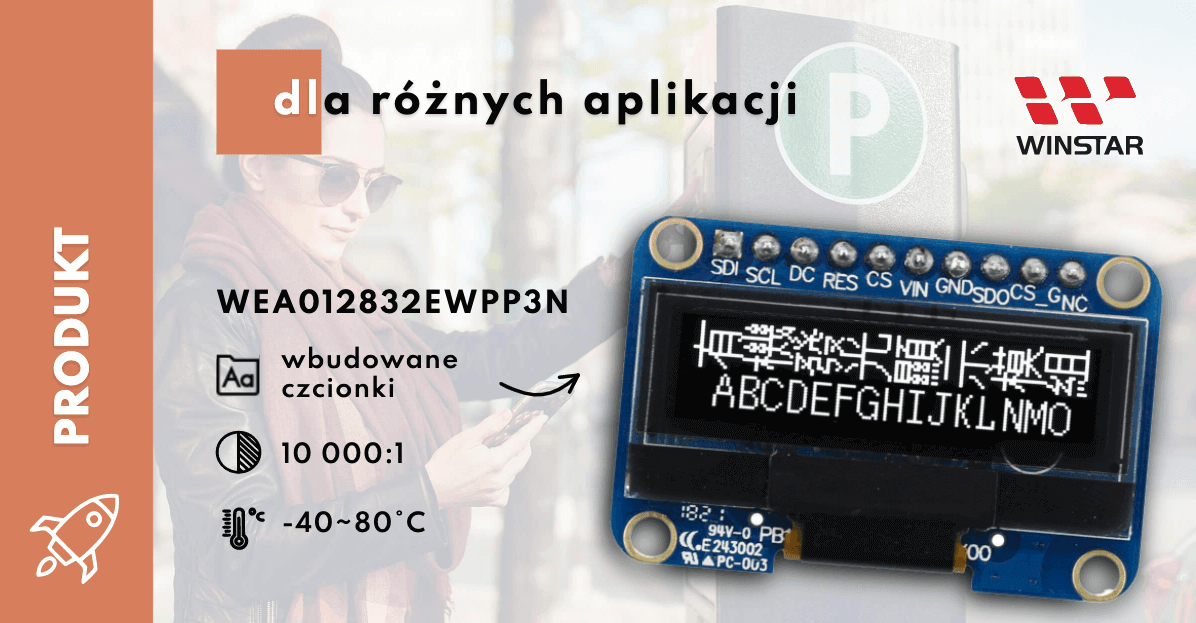 Wszechstronne wyświetlacze OLED od Winstara