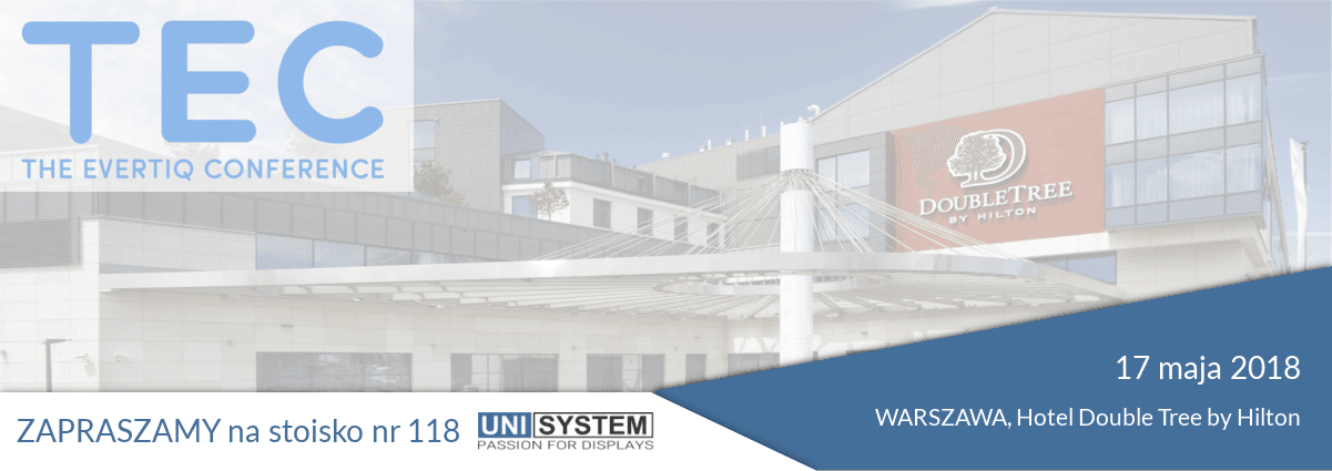 Unisystem au salon TEC 2018 à Varsovie