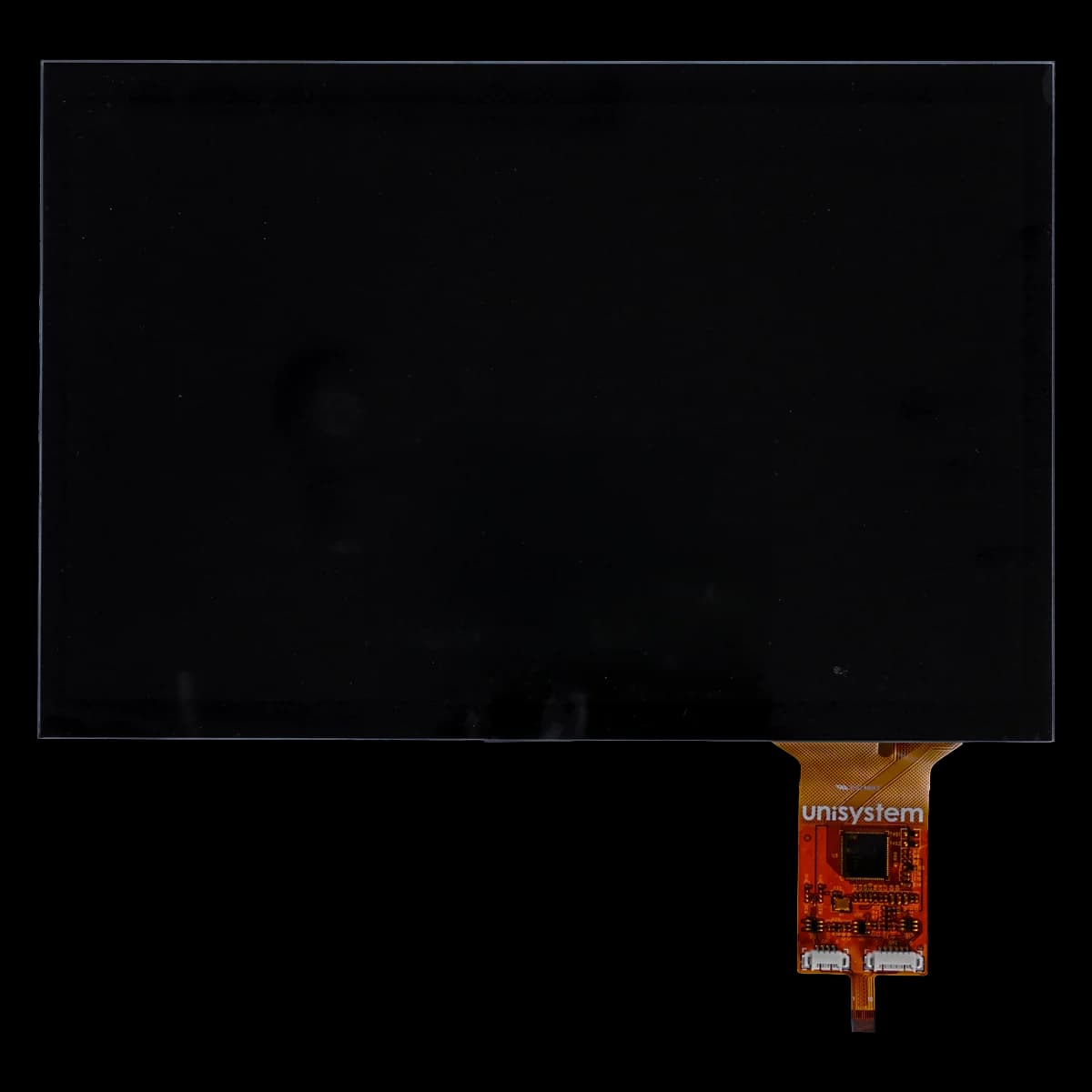 UST101HWLNCU00 Unisystem 10.1" 1280x800 TFT LCD, LVDS, capacitive touch, rounded cover glass with tape