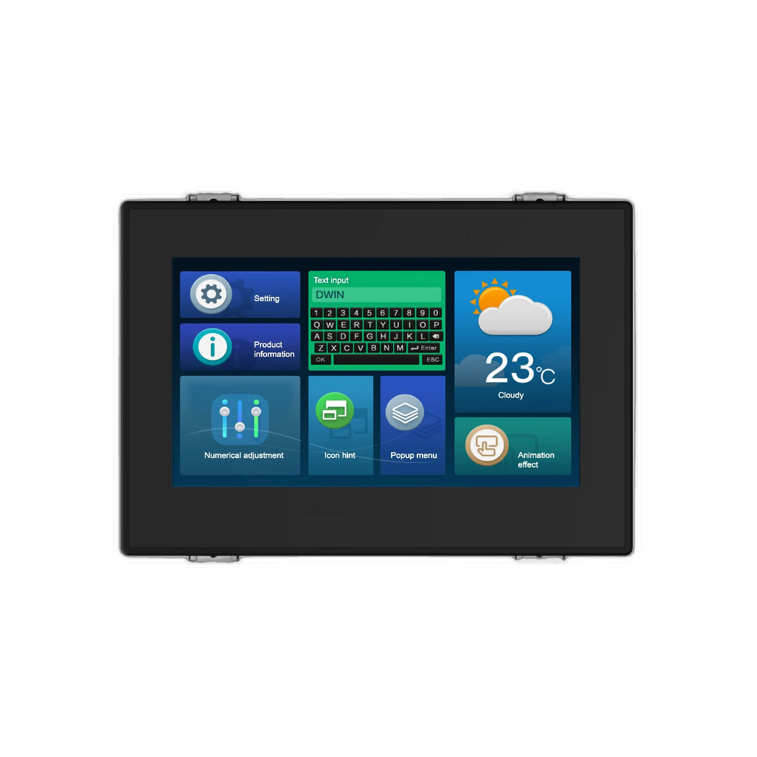 DMG80480C070_15WTR DWIN 7" 800x480 Smart LCD-TFT display